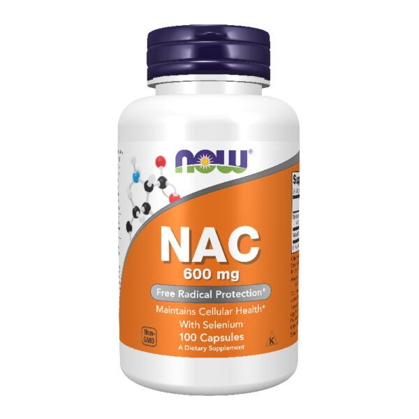 N-ацетилцистеин 600 мг (N-Acetyl Cysteine), 100 капсул